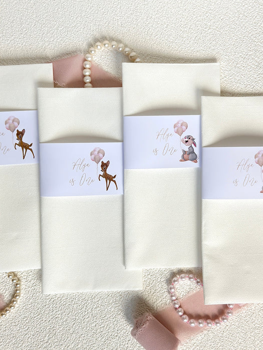 Serviette "Bambi/Hase"