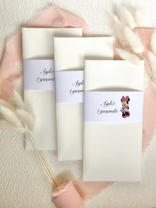 Serviette mit "Minnie Mouse"