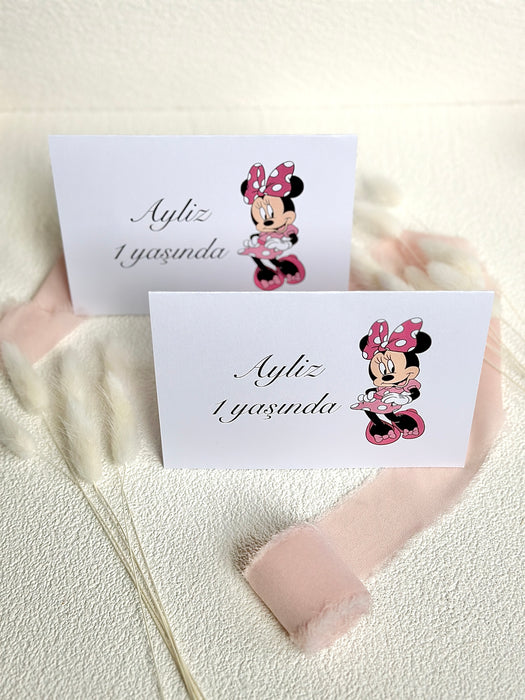 Tischkarte "Minnie Mouse"