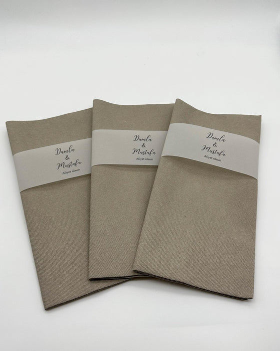 Serviette mit "Schleierkraut"