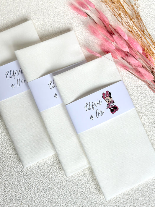 Serviette mit "Minnie Mouse"
