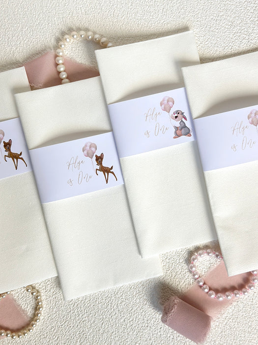 Serviette "Bambi/Hase"